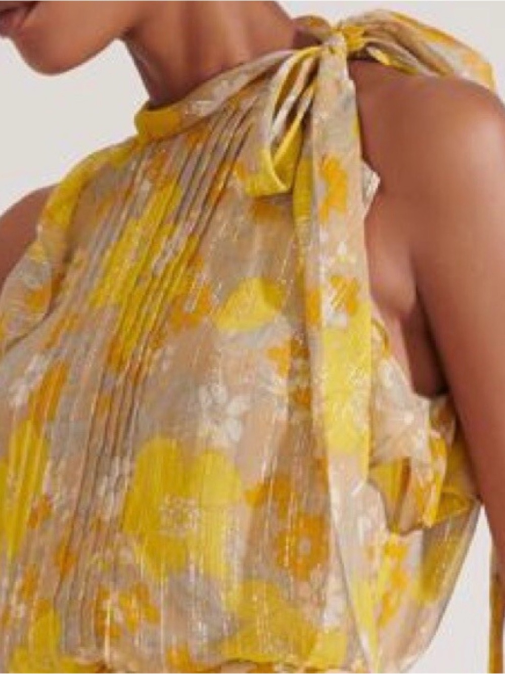 Veronica Beard Designer Dali Halter Double lined Top